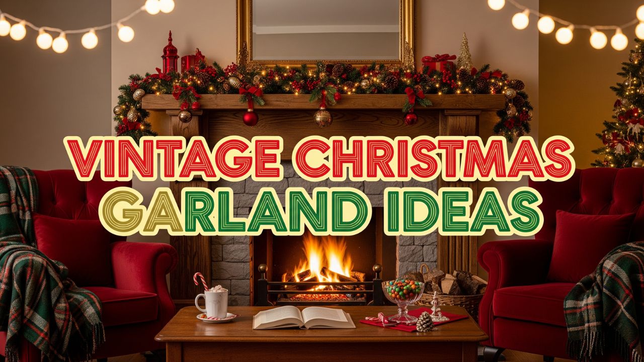 10 Vintage Christmas Garland Ideas for a Nostalgic Holiday Home