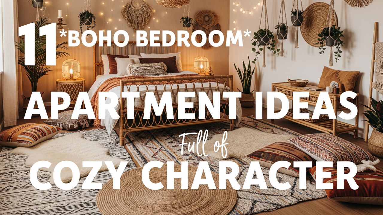 11 Boho Bedroom Apartment Ideas Full of Cozy Character
