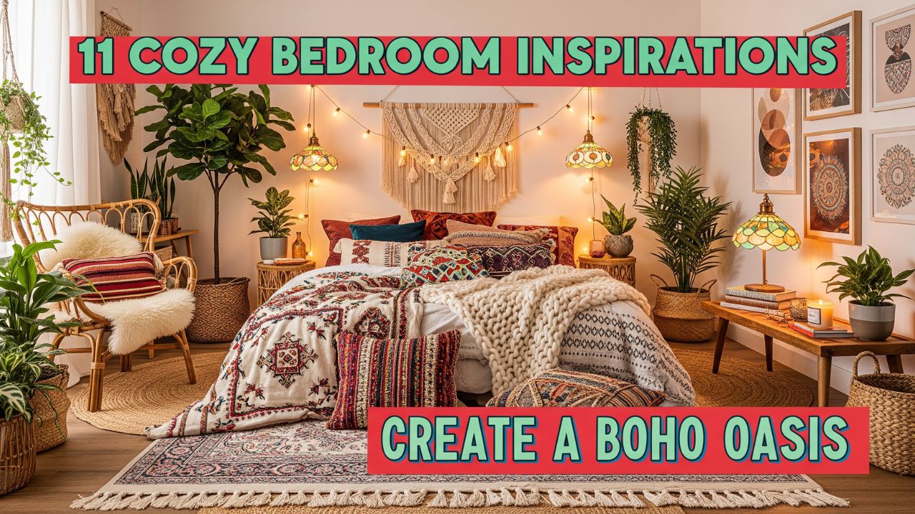 11 Cozy Bedroom Inspirations to Create a Boho Oasis