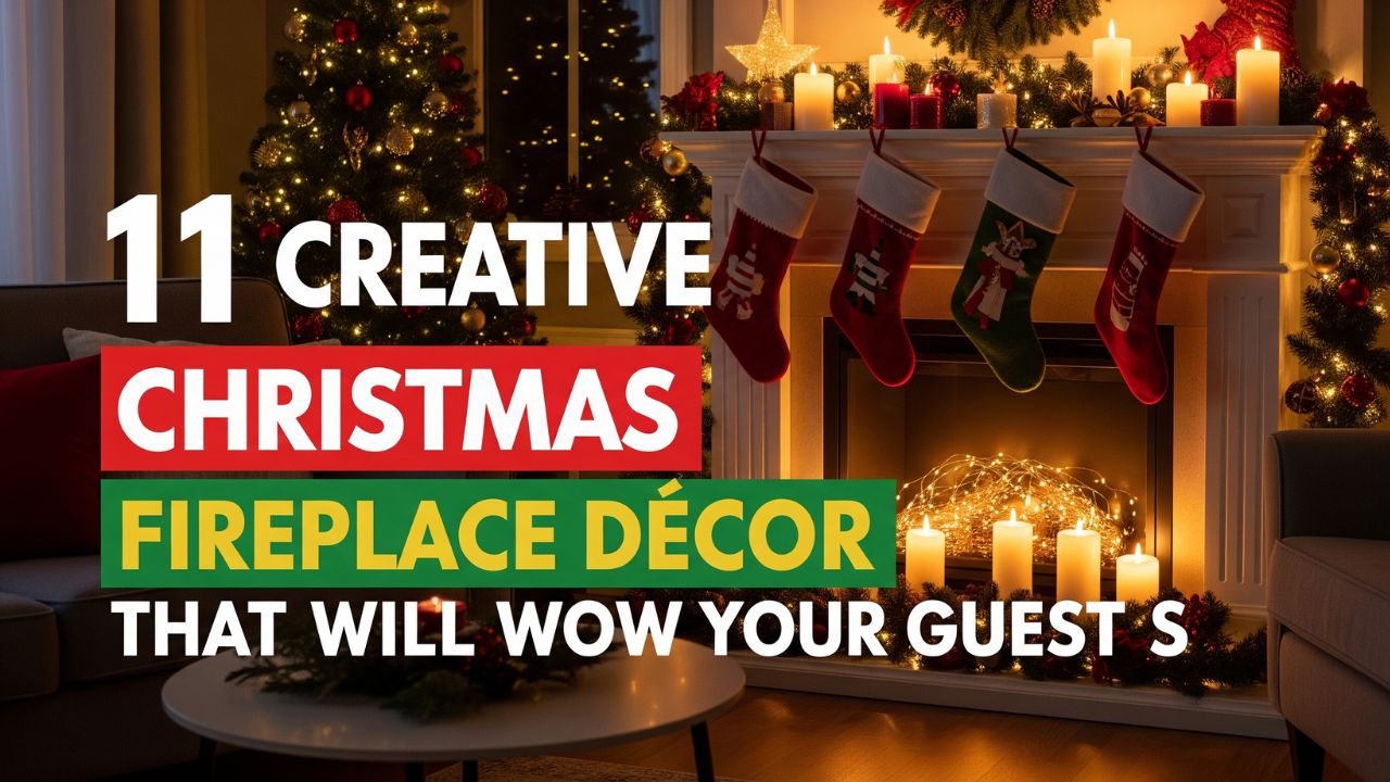 11 Creative Christmas Fireplace Décor That Will Wow Your Guests