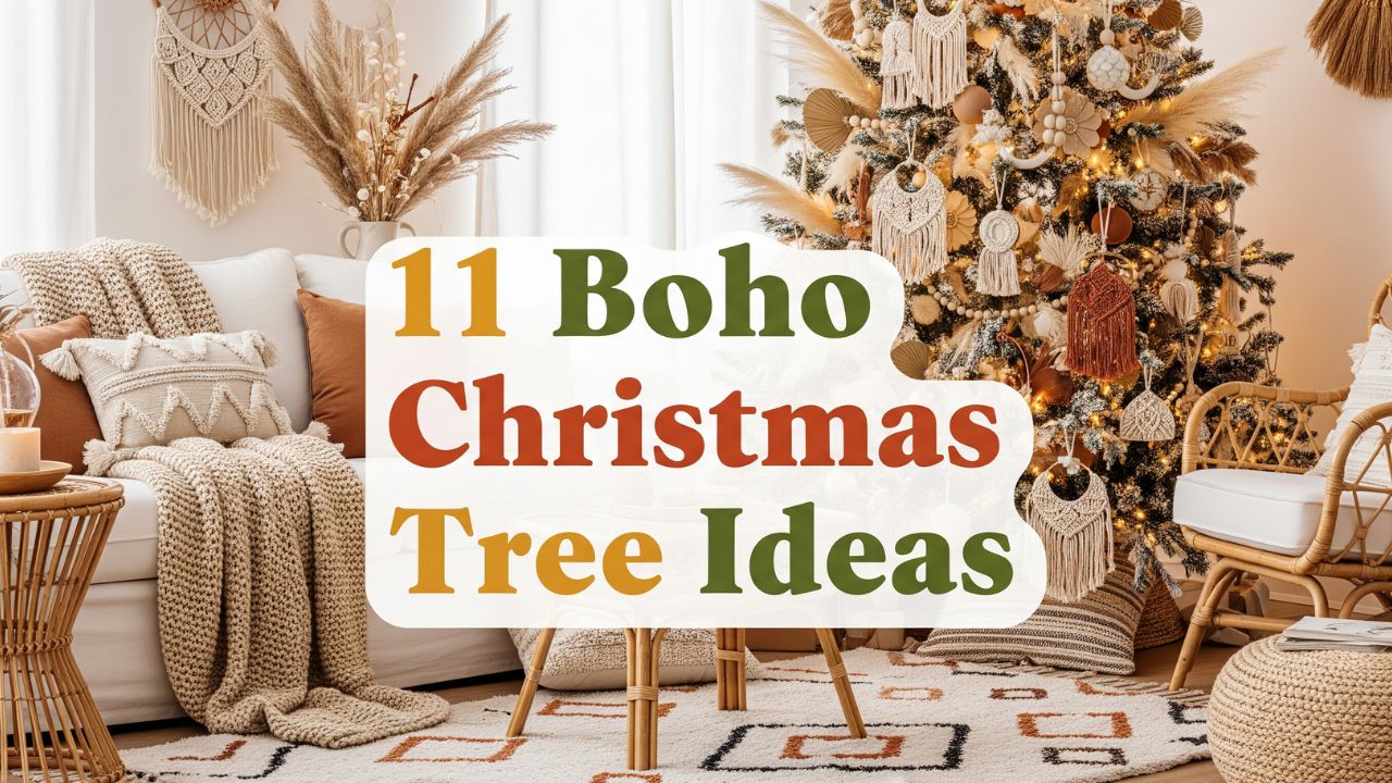 11 Dreamy Boho Christmas Tree Décor Ideas for a Free-Spirited Home