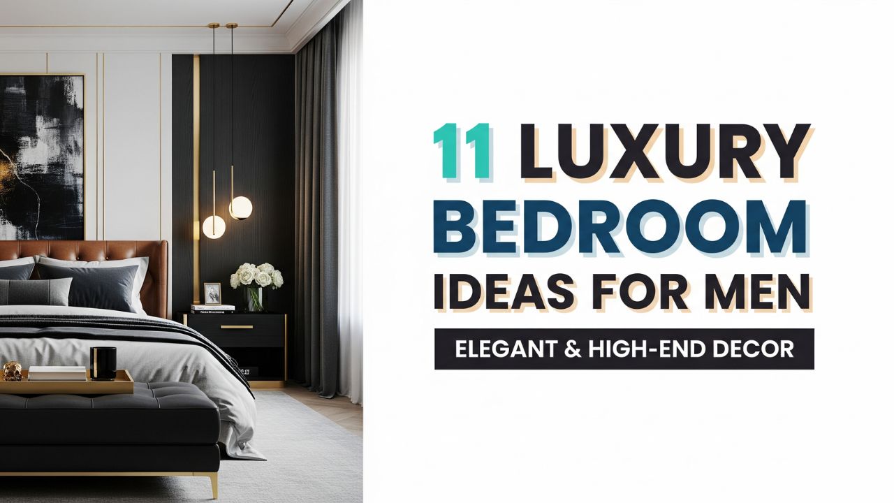 11 Luxury Bedroom Ideas for Men Elegant & High-End Decor