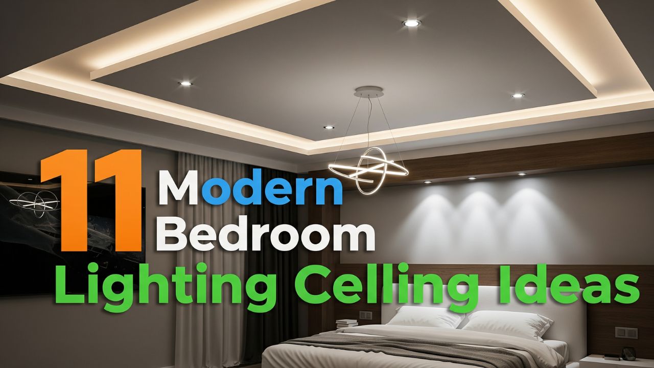 11 Modern Bedroom Lighting Ceiling Ideas for a Sleek, Stylish Space