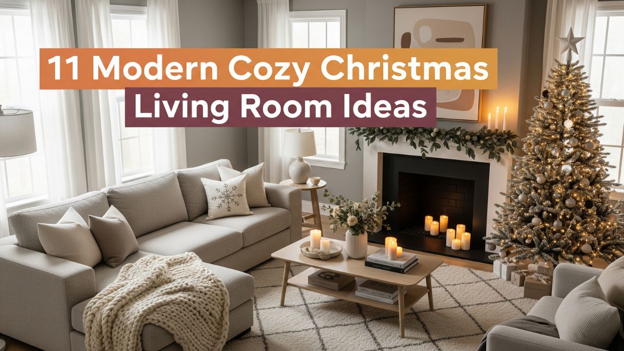 11 Modern Cozy Christmas Living Room Ideas for Clean Aesthetics