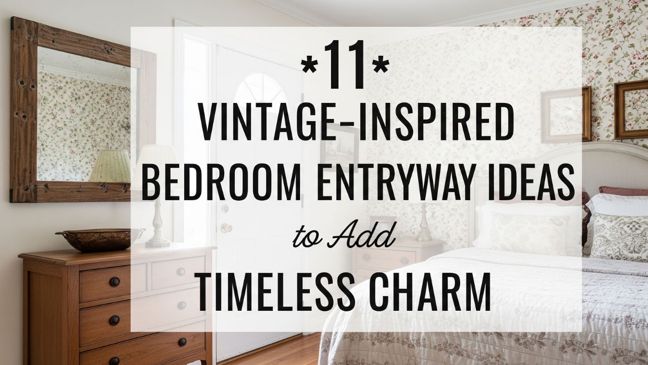 11 Vintage-Inspired Bedroom Entryway Ideas to Add Timeless Charm
