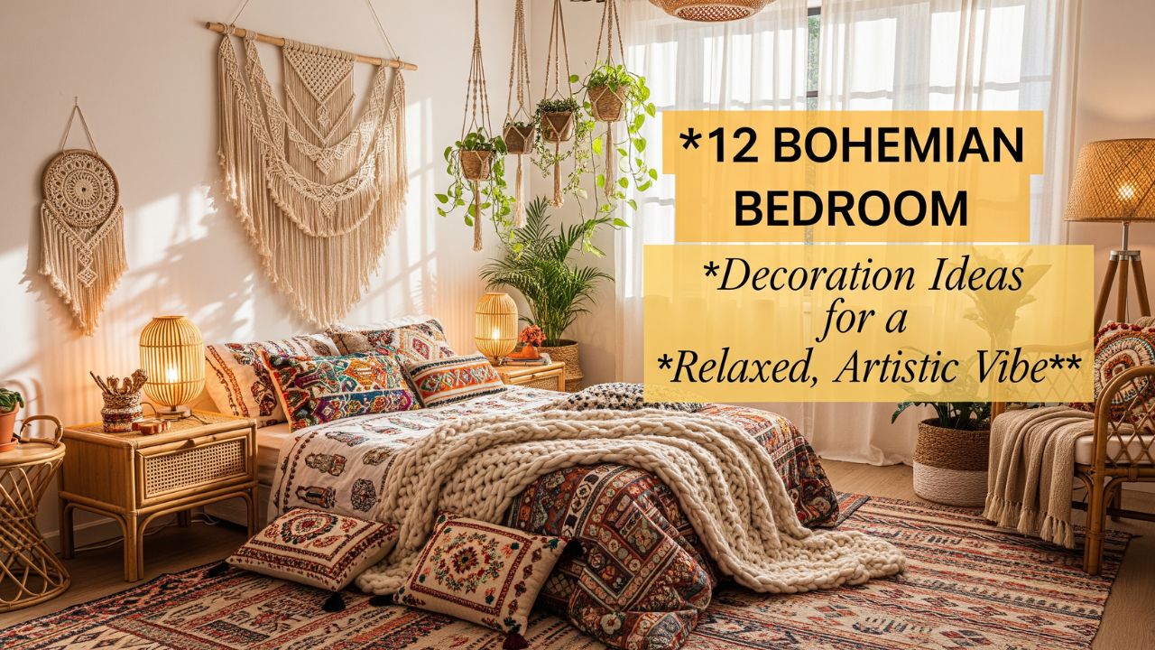 12 Bohemian Bedroom Decoration Ideas for a Relaxed, Artistic Vibe