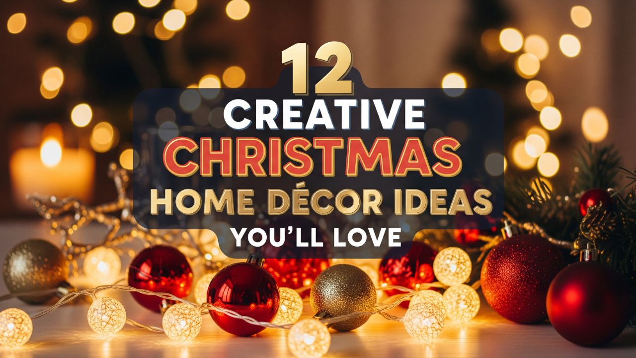 12 Creative Christmas Home Décor Ideas You’ll Love