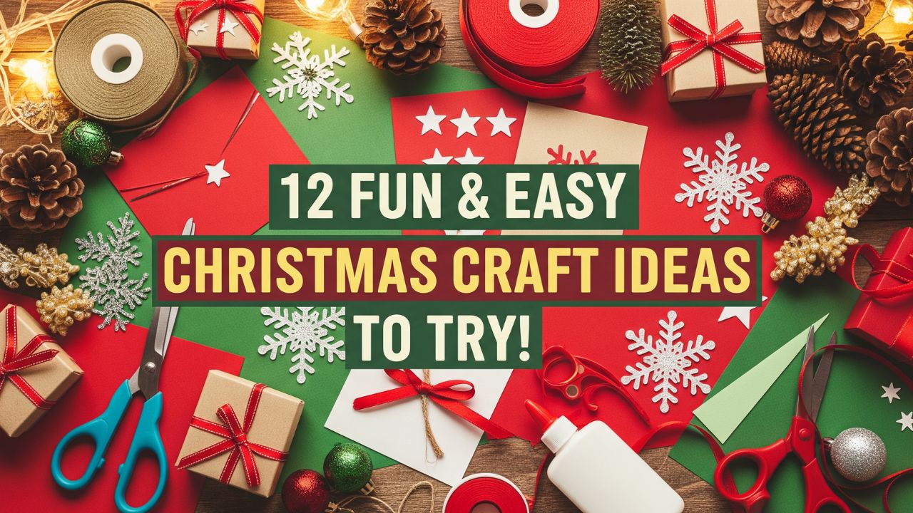 12 Fun and Easy Christmas Craft Ideas To Try