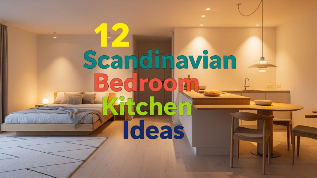 12 Scandinavian Bedroom Kitchen Ideas for a Calm, Cozy Space