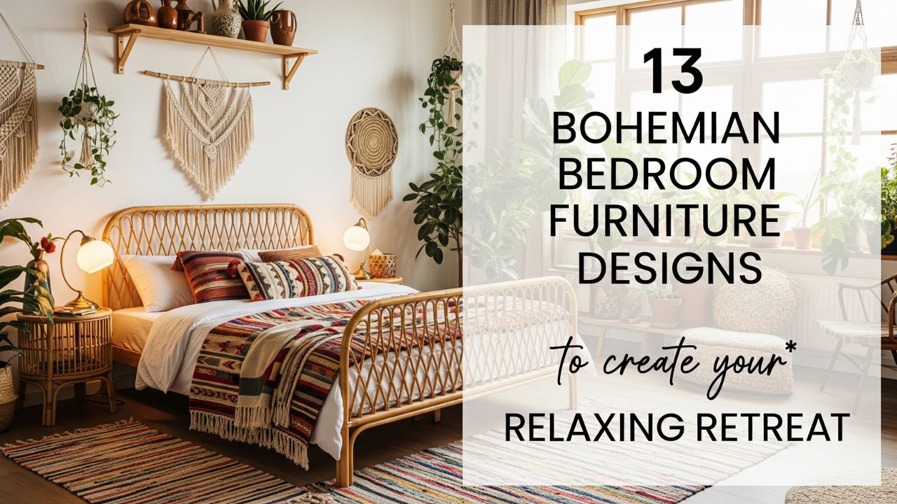 13 Bohemian Bedroom Furniture Designs to Create a Relaxing Retreat