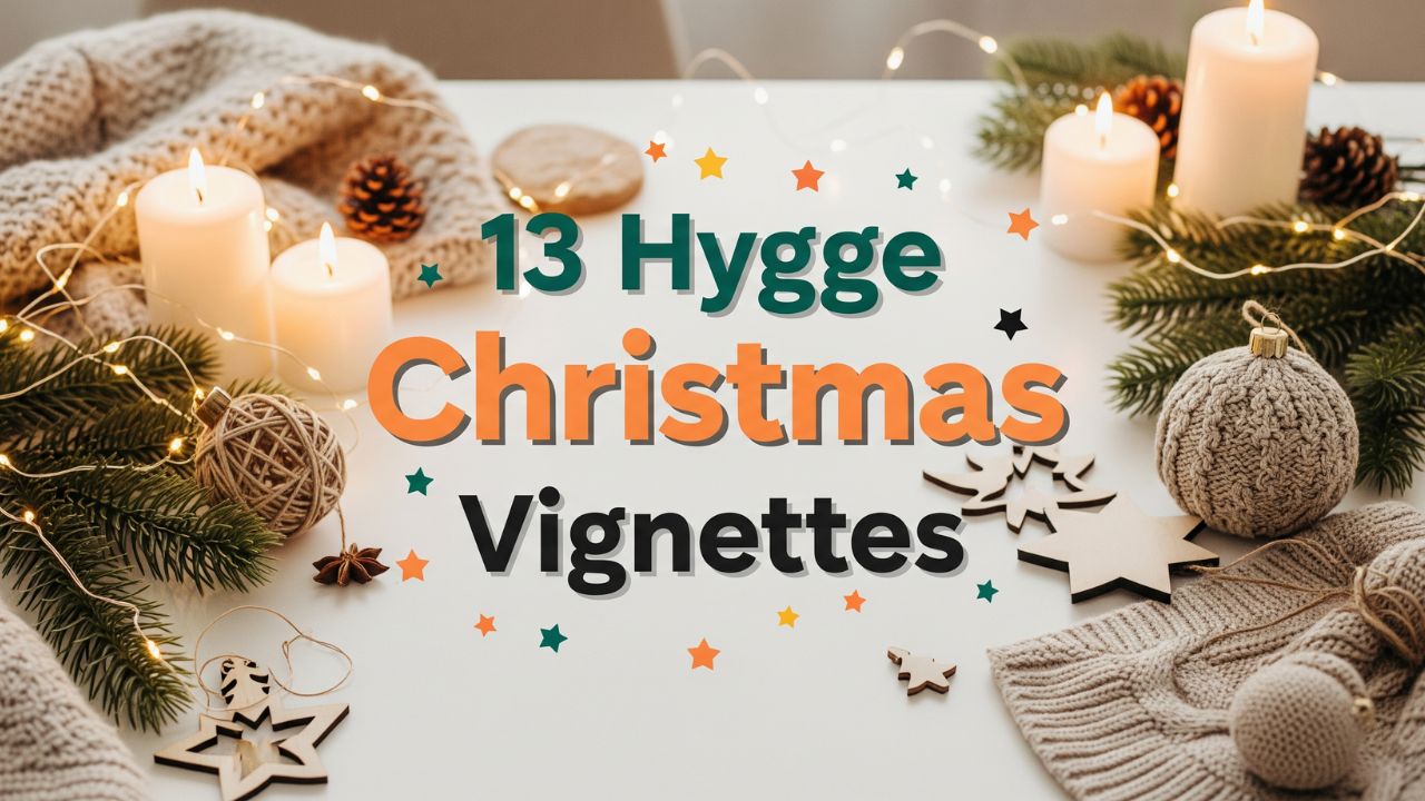 13 Hygge-Inspired Christmas Vignettes Display for Simple Styling