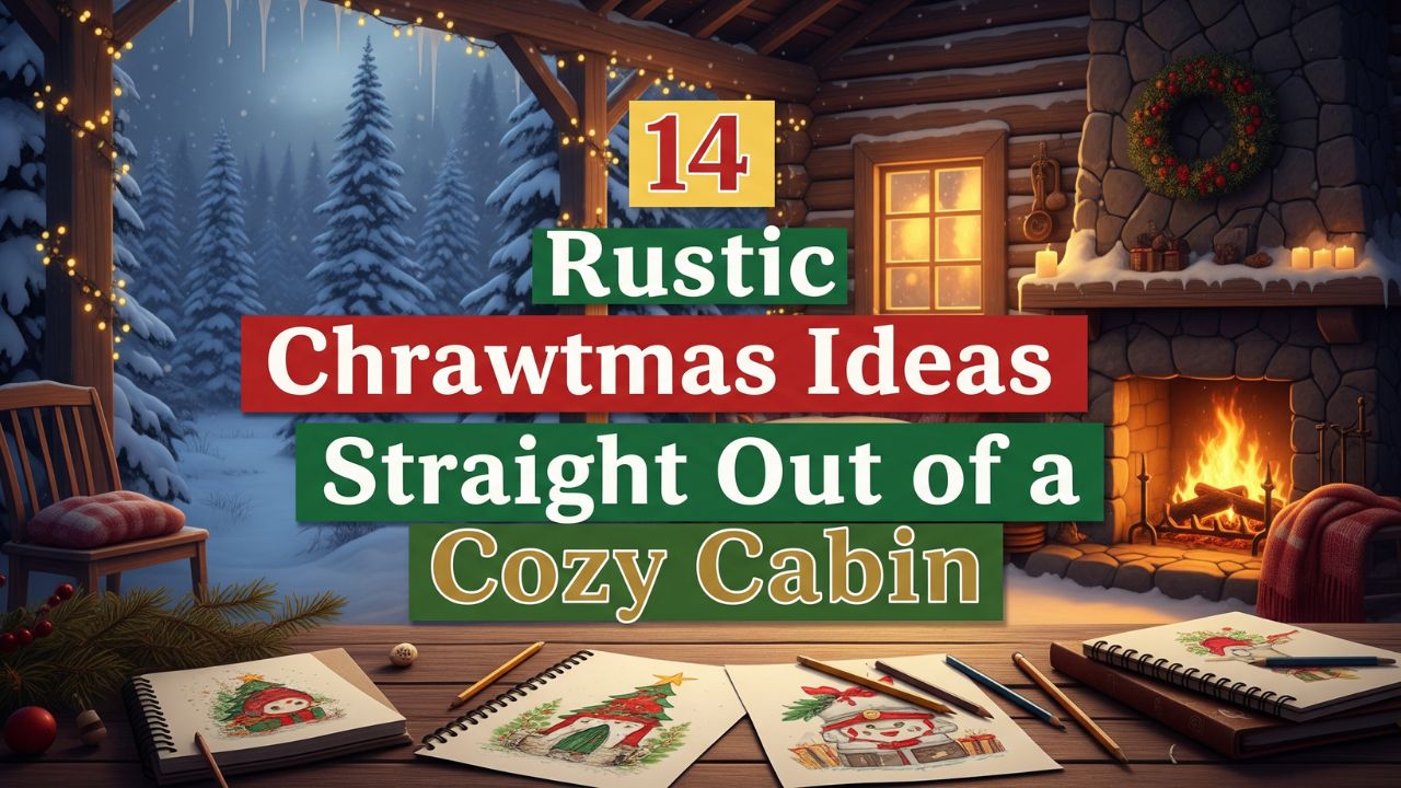 14 Rustic Christmas Drawing Ideas Straight Out of a Cozy Cabin
