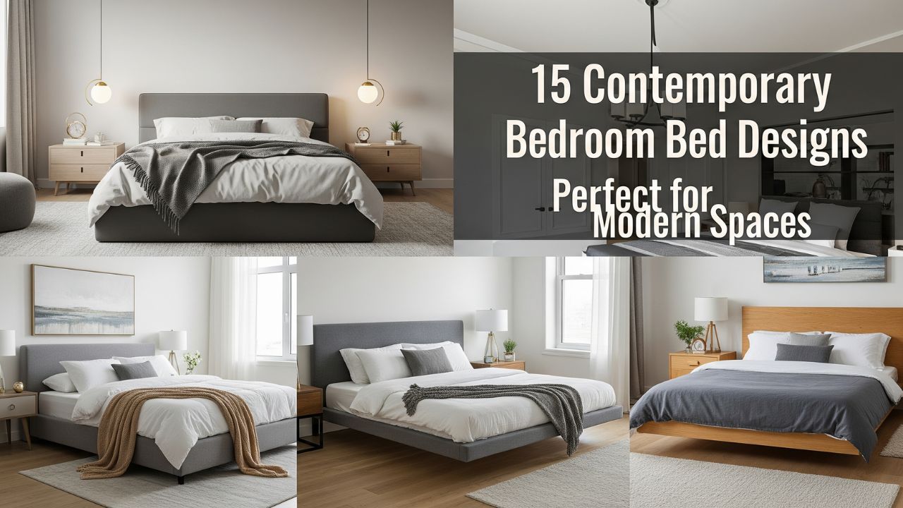 15 Contemporary Bedroom Bed Designs Perfect for Modern Spaces