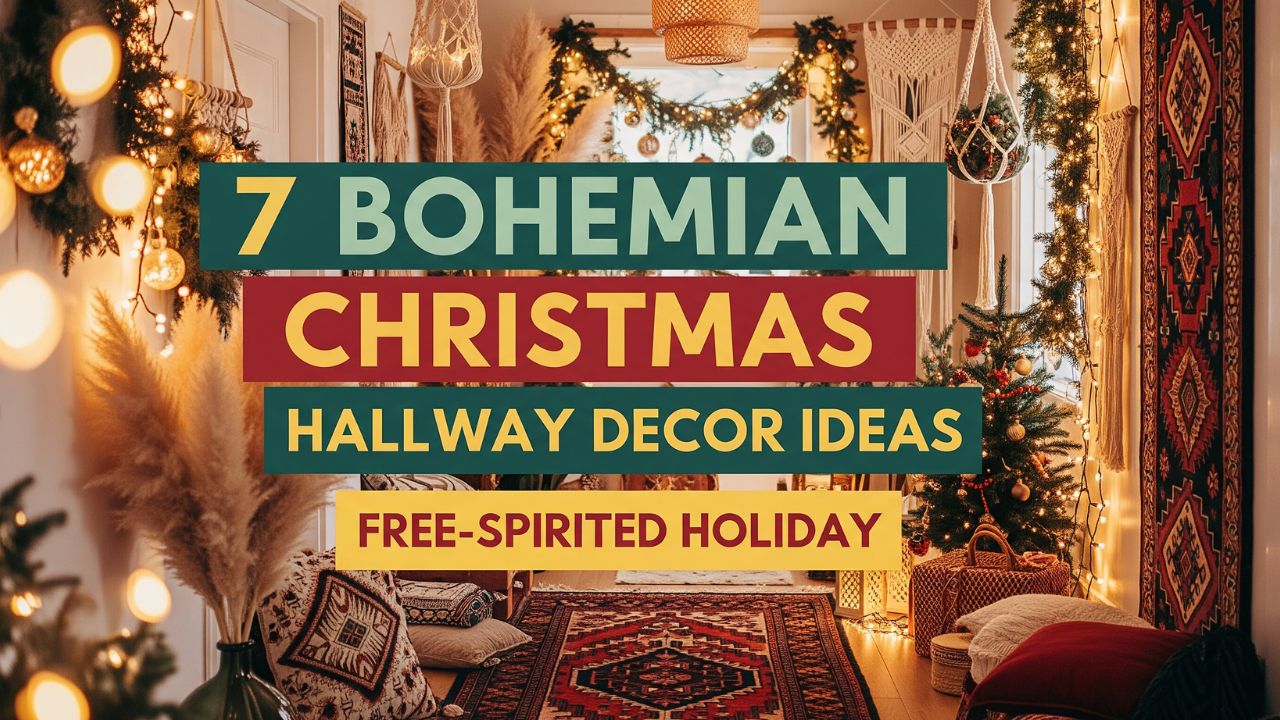 7 Bohemian Christmas Hallway Decor Ideas for a Free-Spirited Holiday