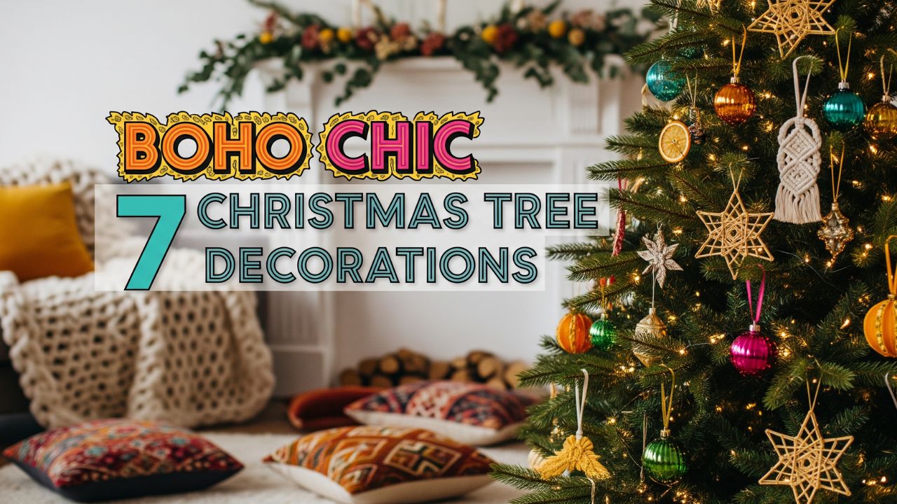 7 Boho Chic Christmas Tree Decorations for a Cozy, Artistic Vibe