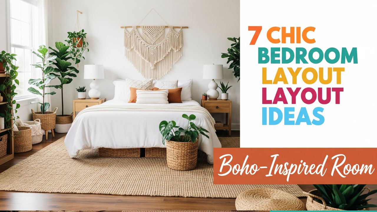 7 Chic Bedroom Layout Ideas for a Boho-Inspired Room