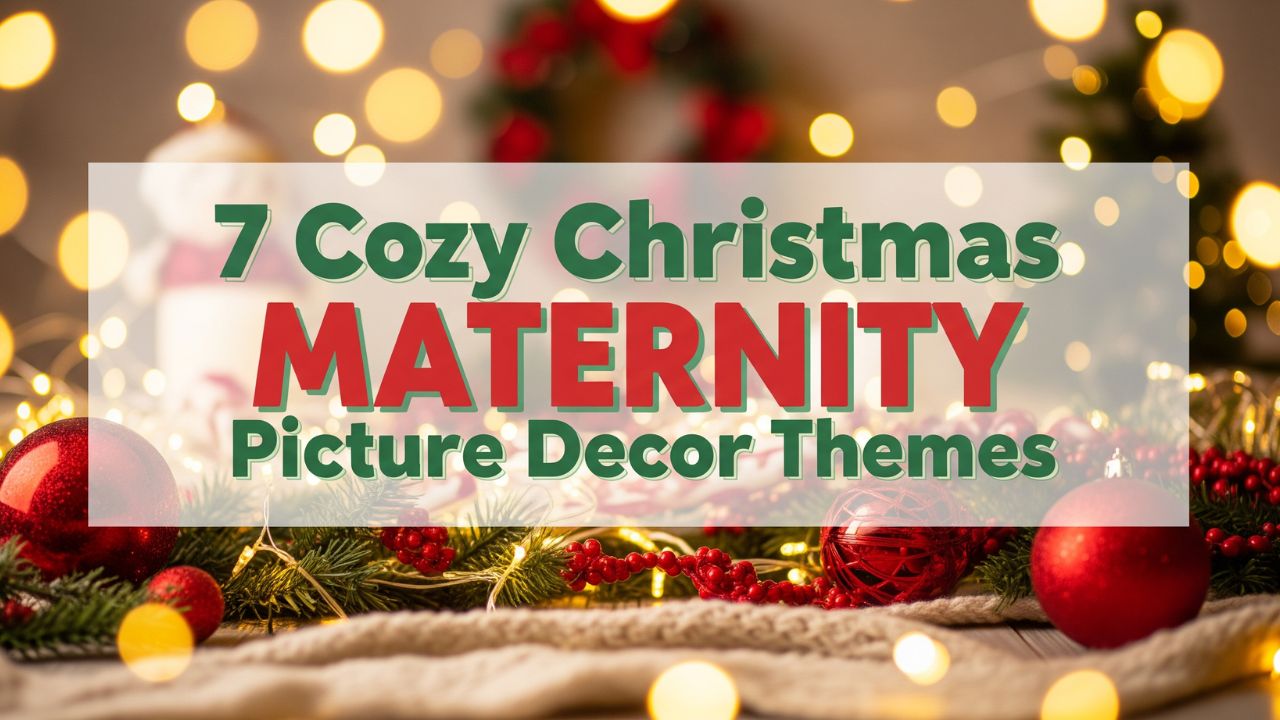 7 Cozy Christmas Maternity Pictures Decor Themes for Magical Photos