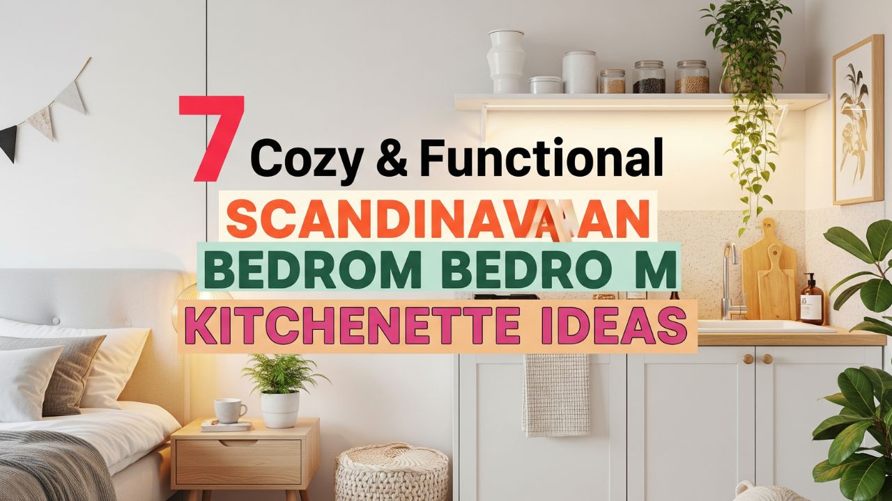7 Cozy and Functional Scandinavian Bedroom Kitchenette Ideas