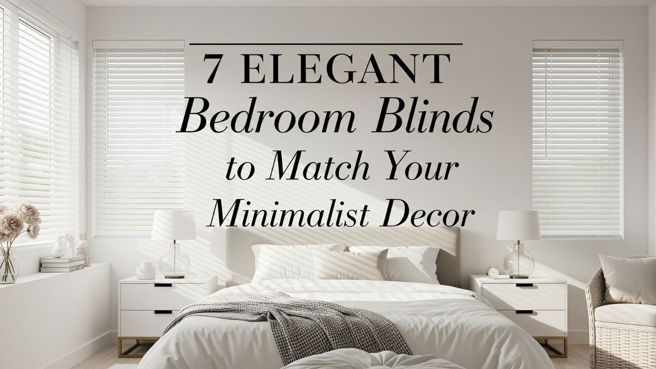 7 Elegant Bedroom Blinds to Match Your Minimalist Decor
