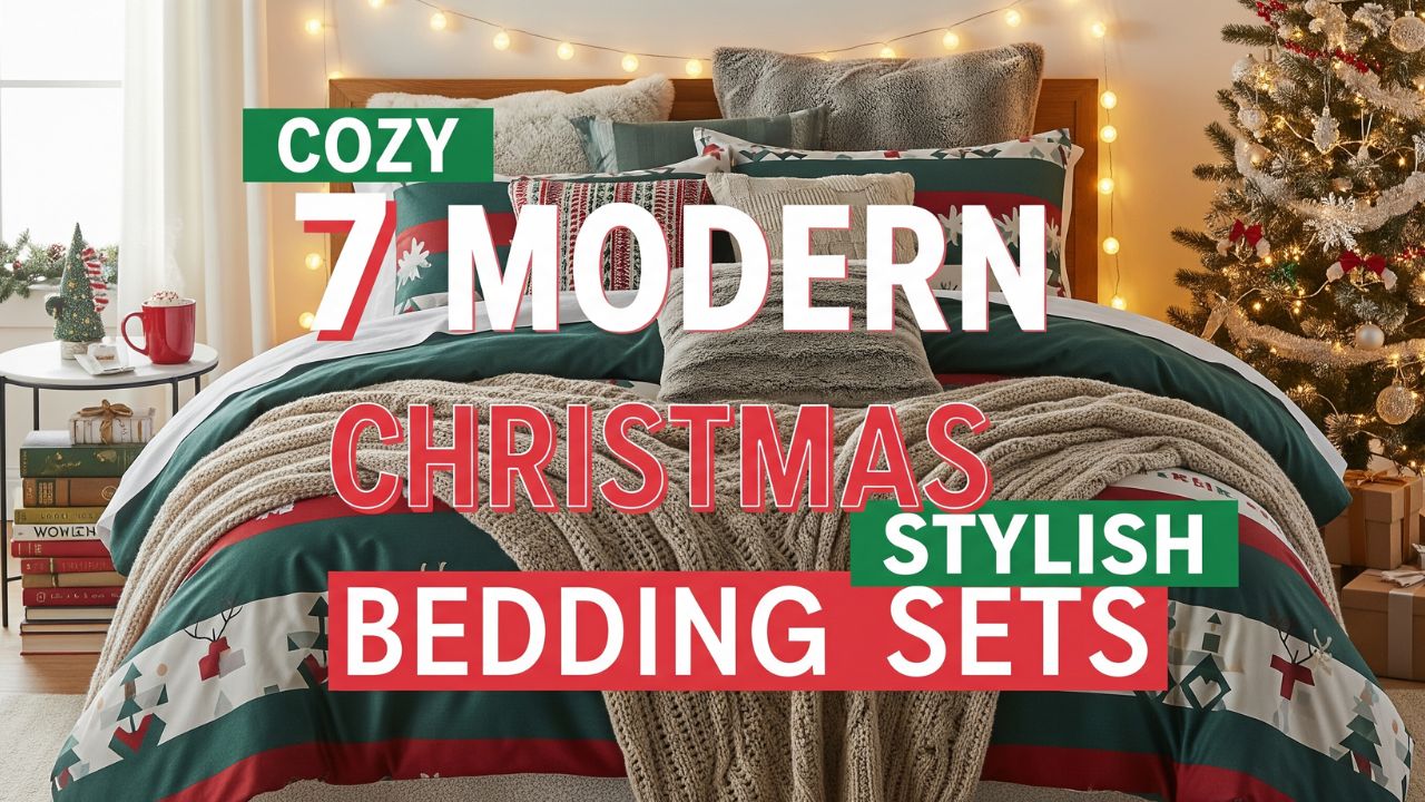7 Modern Christmas Bedding Sets That Feel Cozy Yet Stylish
