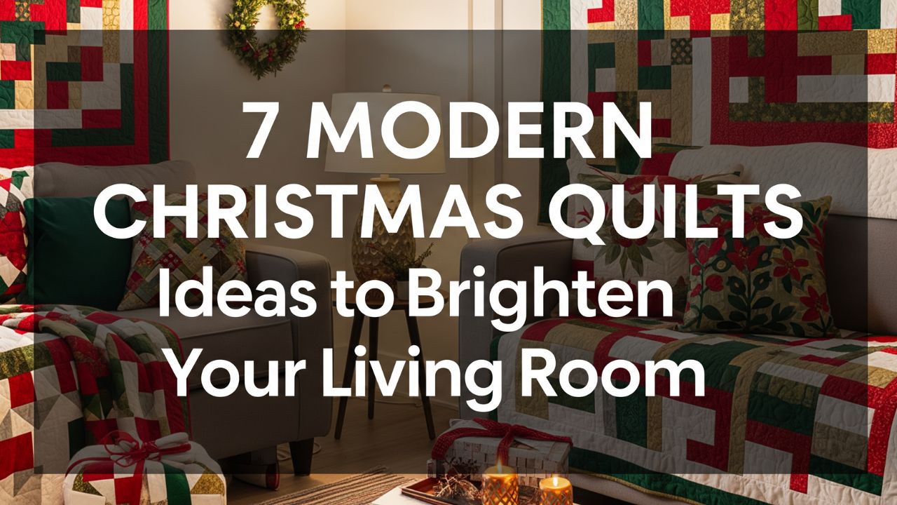 7 Modern Christmas Quilts Ideas