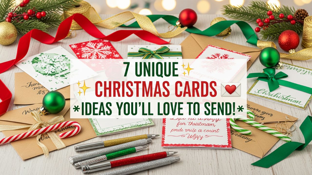 7 Unique Christmas Cards Ideas You’ll Love to Send