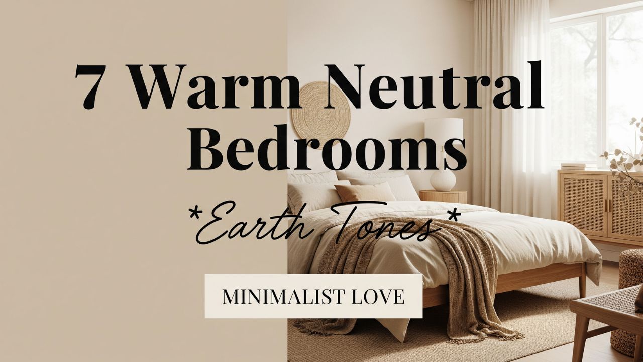 7 Warm Neutral Bedroom Earth Tones Every Minimalist Will Love
