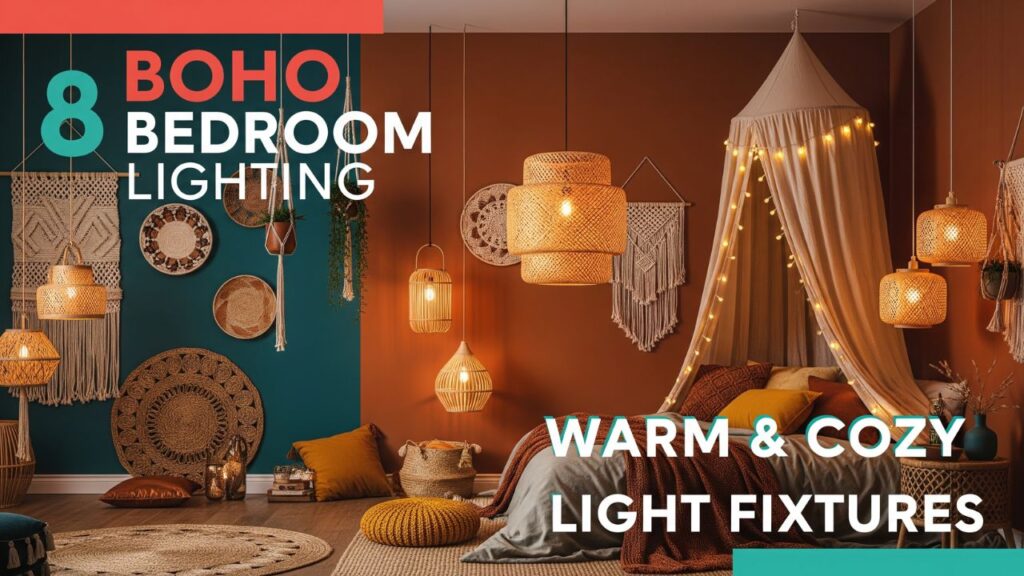 8 Boho Bedroom Lighting Warm and Cozy Light Fixtures