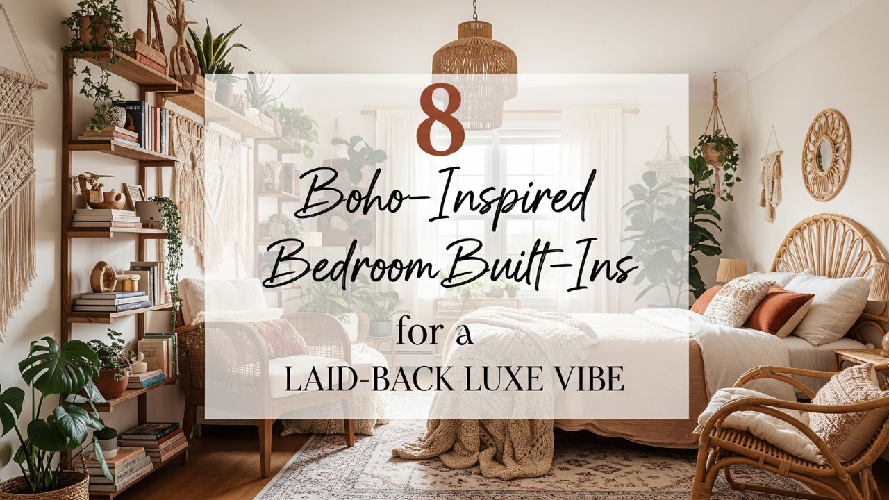 8 Boho-Inspired Bedroom Built Ins for a Laid-Back Luxe Vibe