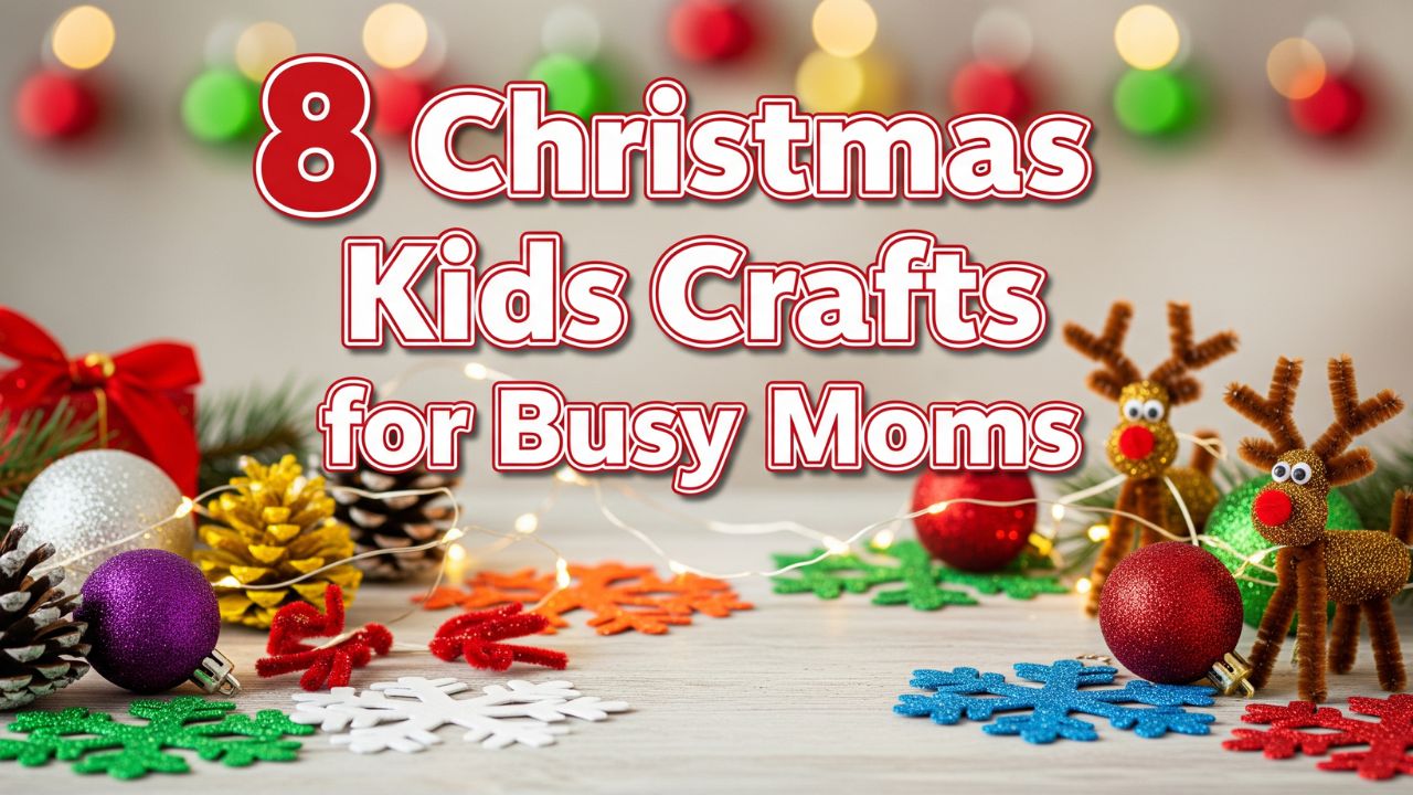 8 Christmas Kids Crafts for Busy Moms