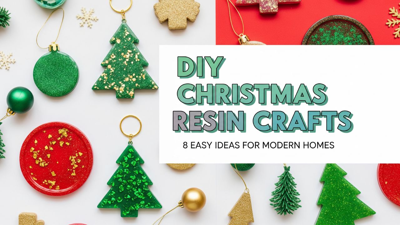 8 Easy DIY Christmas Resin Crafts Decor for Modern Homes