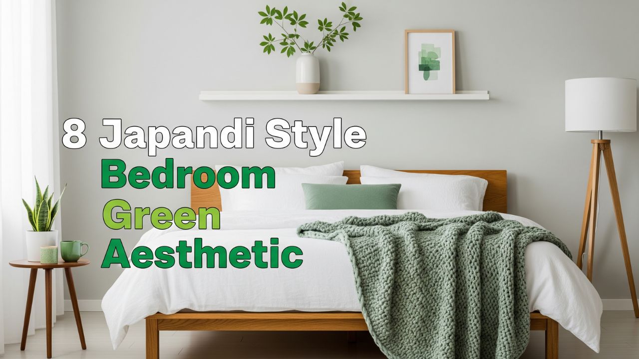 8 Japandi Style Bedroom Green Aesthetic