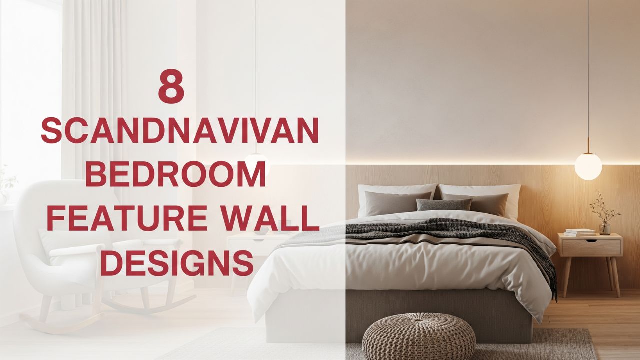8 Scandinavian Bedroom Feature Wall Designs