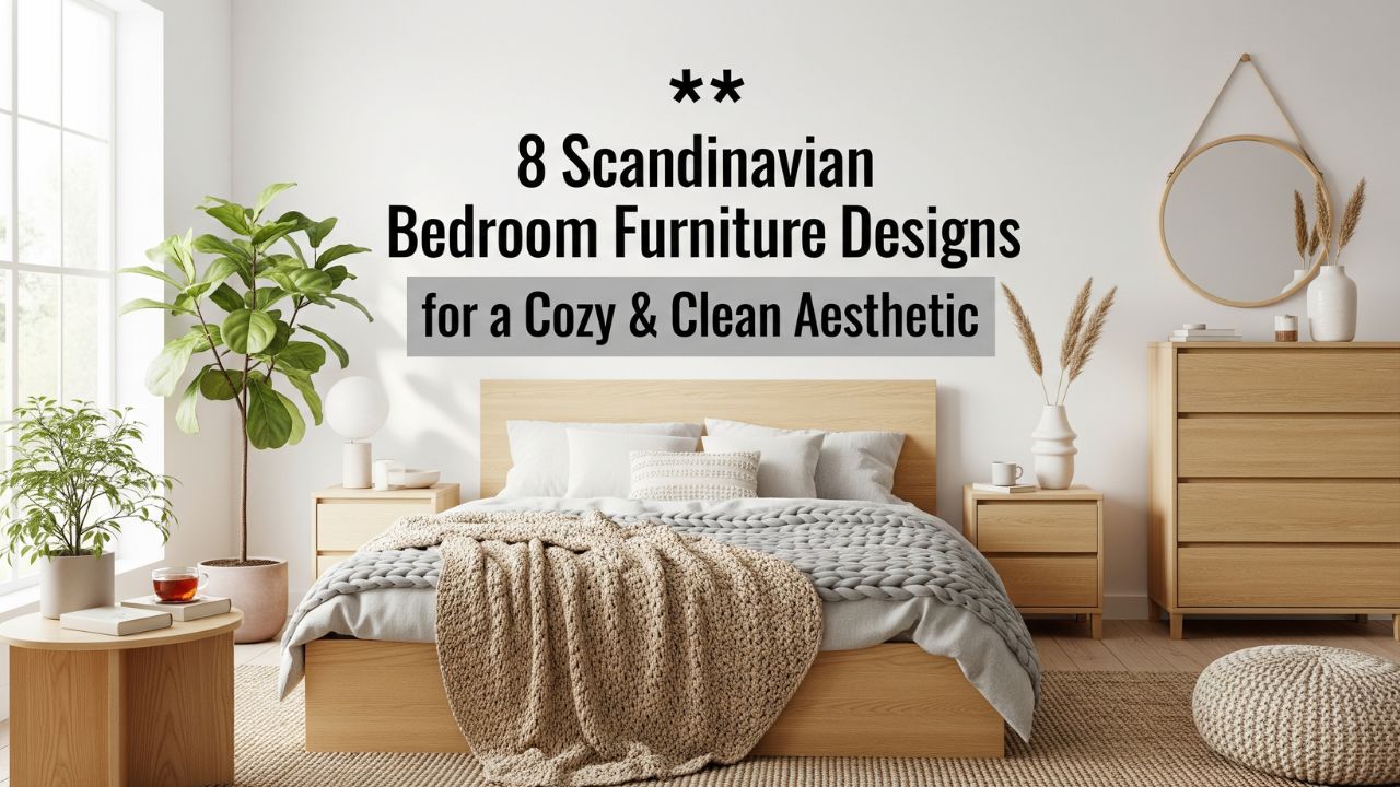 8 Scandinavian Bedroom Furniture Designs for a Cozy and Clean Aesthetic