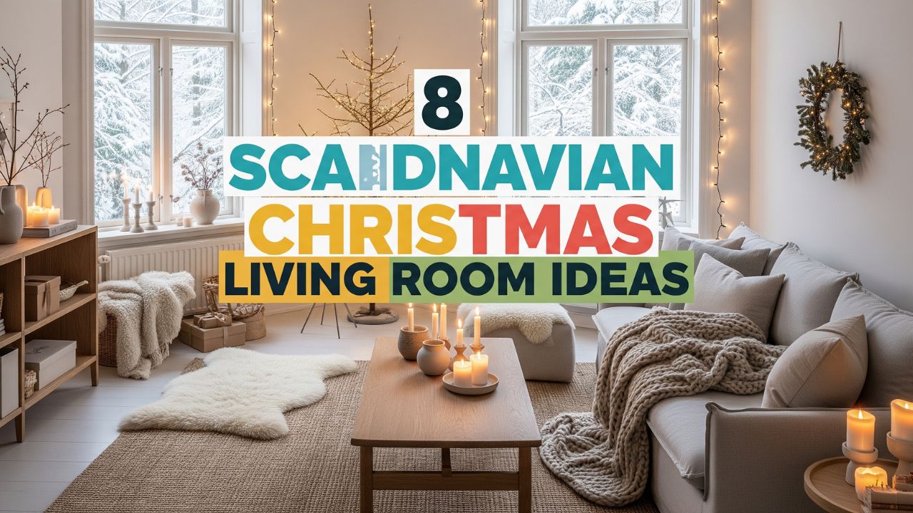 8 Scandinavian Christmas Living Room Ideas with Soft Neutrals