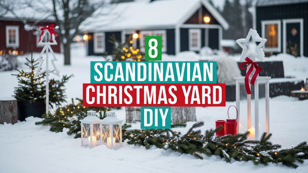 8 Scandinavian Christmas Yard Decorations DIY for a Calm Nordic Vibe