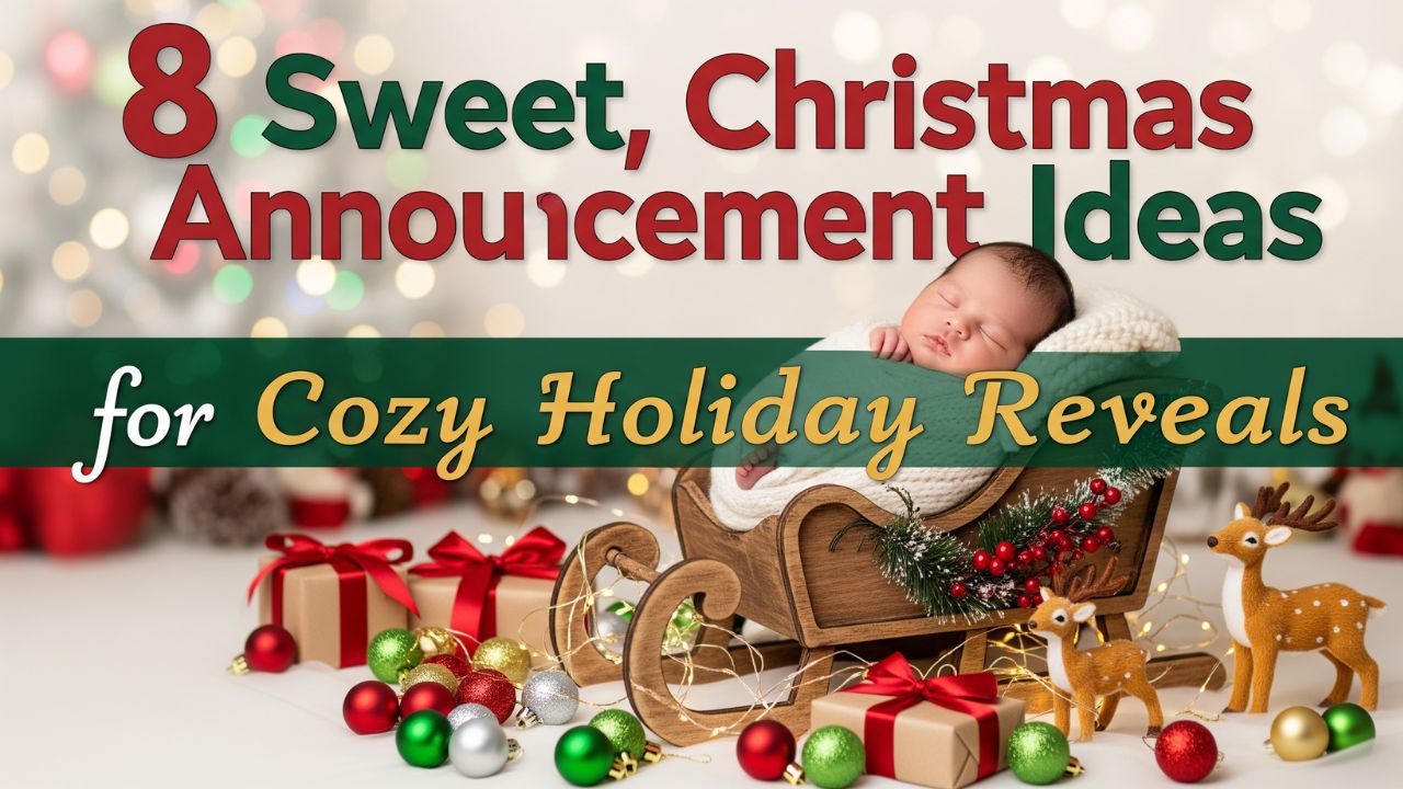 8 Sweet Christmas Baby Announcement Ideas for Cozy Holiday Reveals