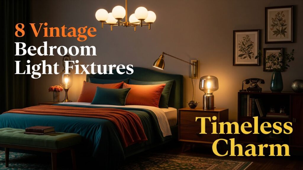 8 Vintage Bedroom Light Fixtures That Add Timeless Charm