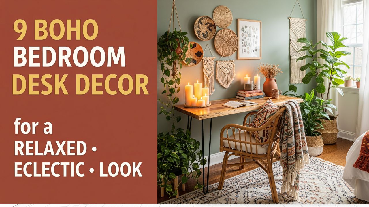 9 Boho Bedroom Desk Decor for a Relaxed, Eclectic Look