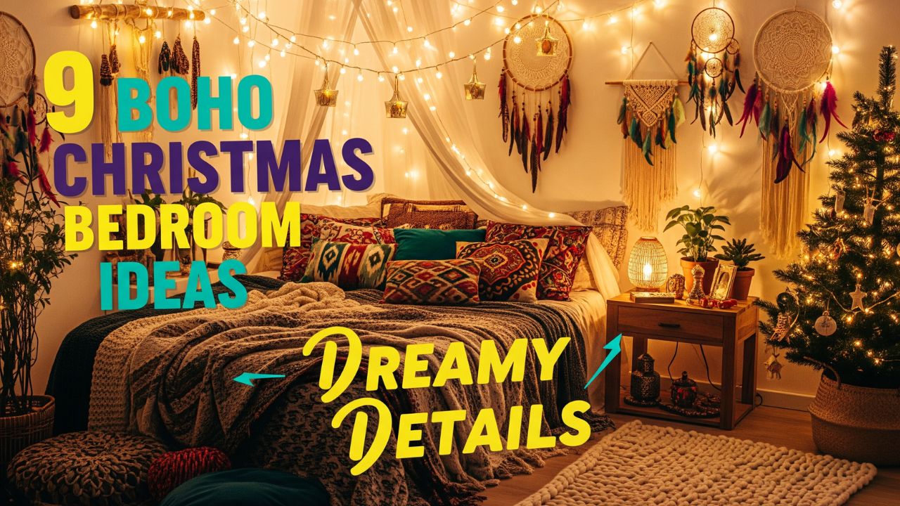 9 Boho Christmas Bedroom Ideas with Dreamy Details