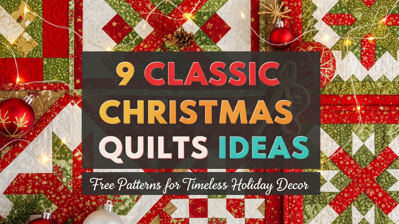 9 Classic Christmas Quilts Ideas Free Patterns for Timeless Holiday Decor