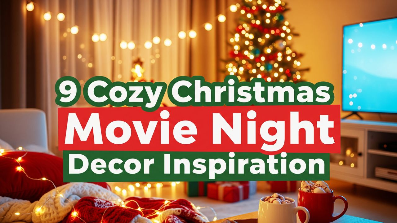 9 Cozy Christmas Movie Night Room Decor Inspiration