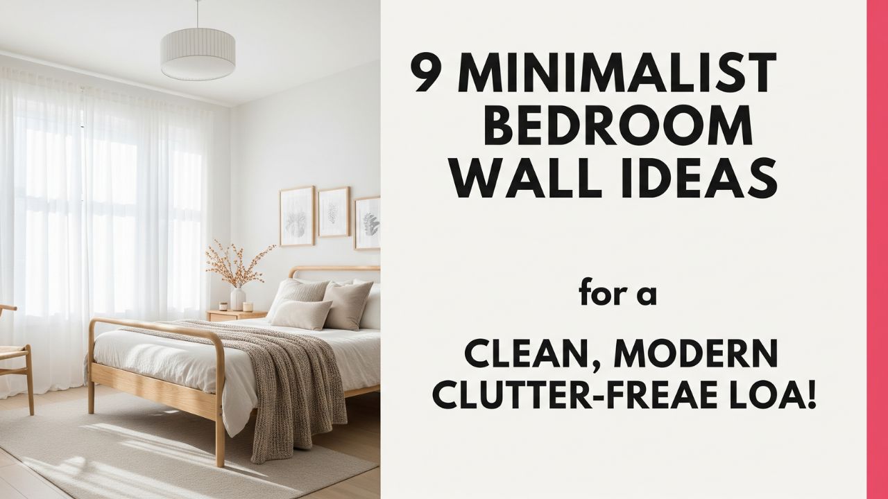 9 Minimalist Bedroom Empty Wall Ideas for a Clean Look
