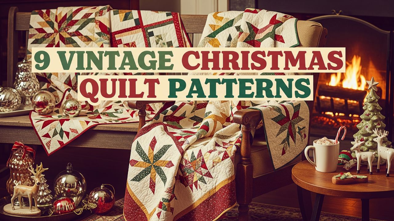 9 Vintage-Inspired Christmas Quilt Patterns to Warm Up Your Home