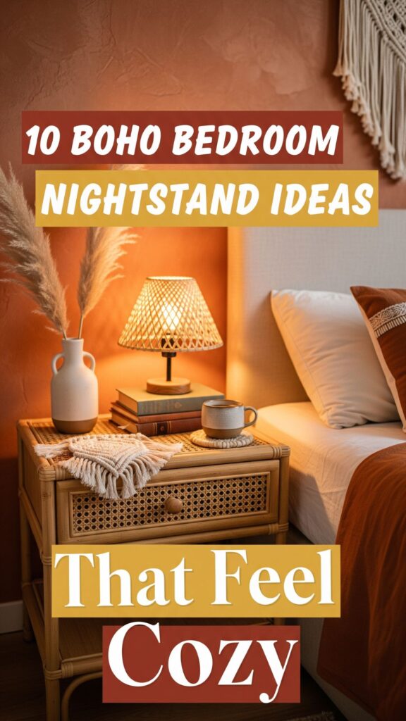 1. 10 Boho Bedroom Nightstand Ideas That Feel Cozy