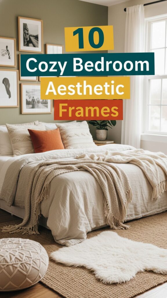 1. 10 Cozy Bedroom Aesthetic Frames for a Warm and Inviting Vibe