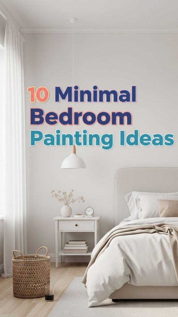 1. 10 Minimal Bedroom Painting Ideas for a Peaceful Sleep Space