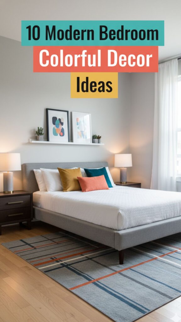 1. 10 Modern Bedroom Aesthetic Colorful Decor Ideas That Still Look Clean
