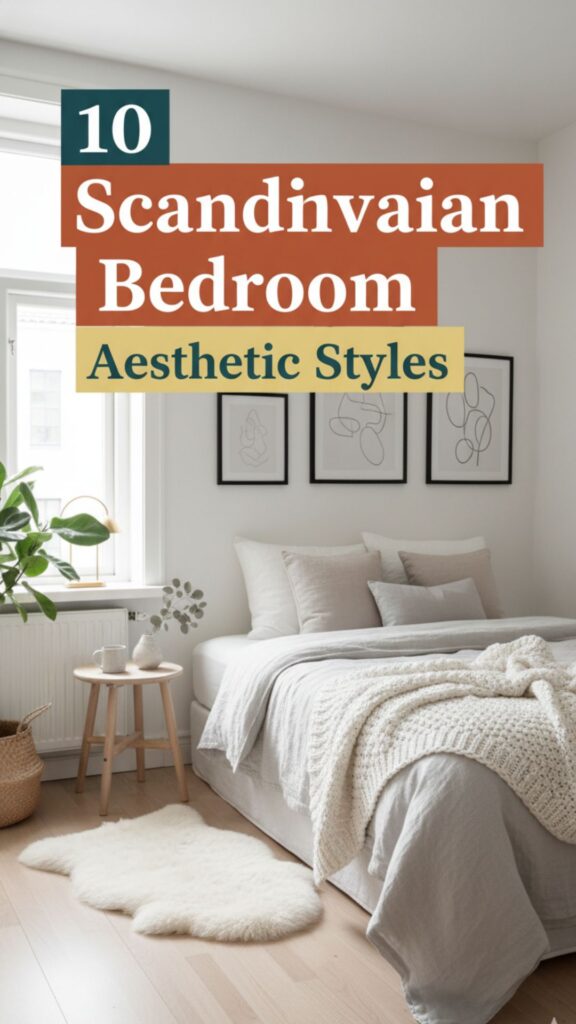 1. 10 Scandinavian Bedroom Aesthetic Clean Styles Everyone Loves