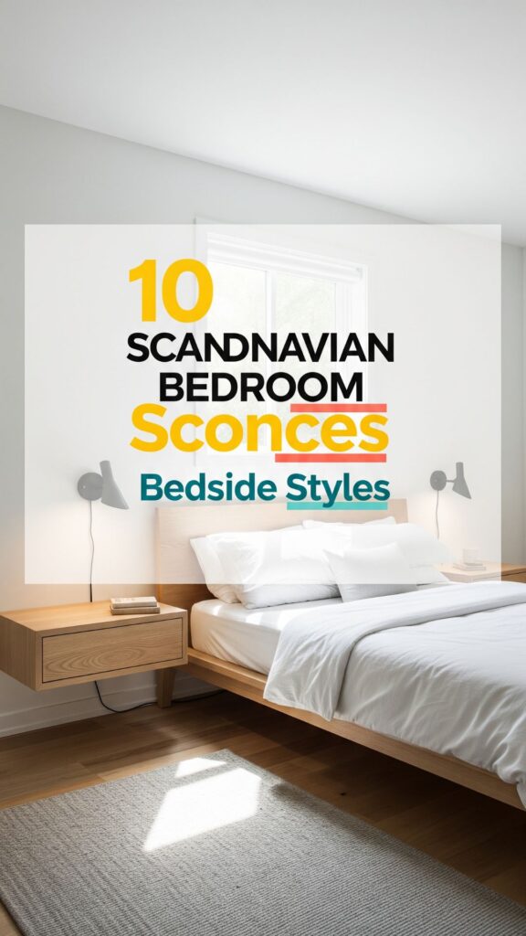 1. 10 Simple Scandinavian Bedroom Sconces Bedside Styles for Peaceful Rooms